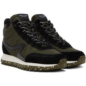 rag & bone Olive and Black Trail Sneakers